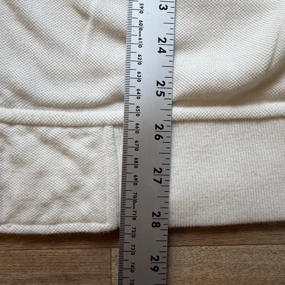 Vintage Polo Ralph Lauren Track Jacket Mens XXL White Full Zip MMIX Crest Logo